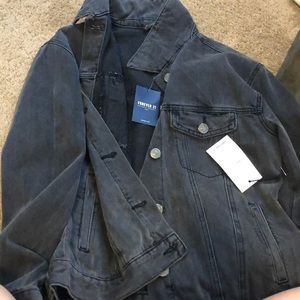 Forever 21 black denim jacket